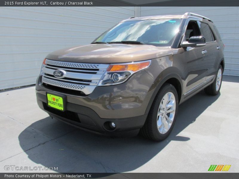 Caribou / Charcoal Black 2015 Ford Explorer XLT