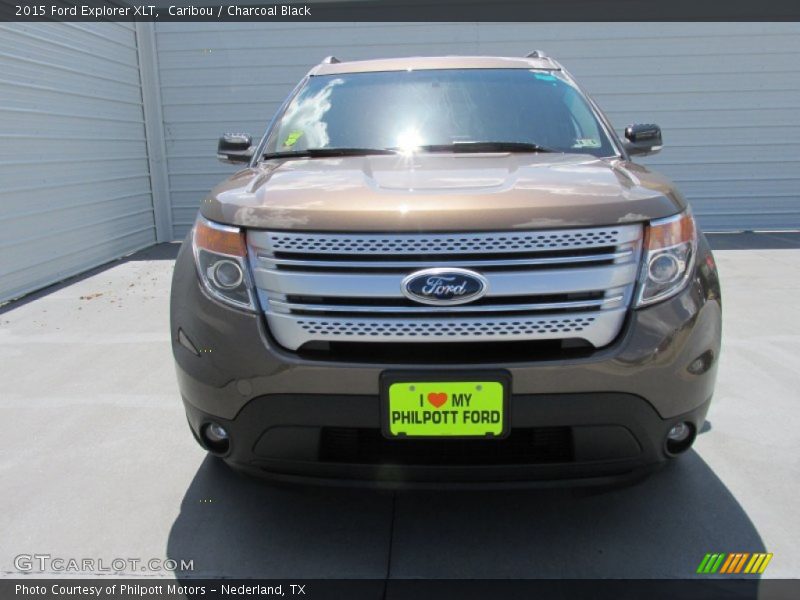 Caribou / Charcoal Black 2015 Ford Explorer XLT