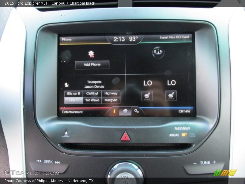 Caribou / Charcoal Black 2015 Ford Explorer XLT