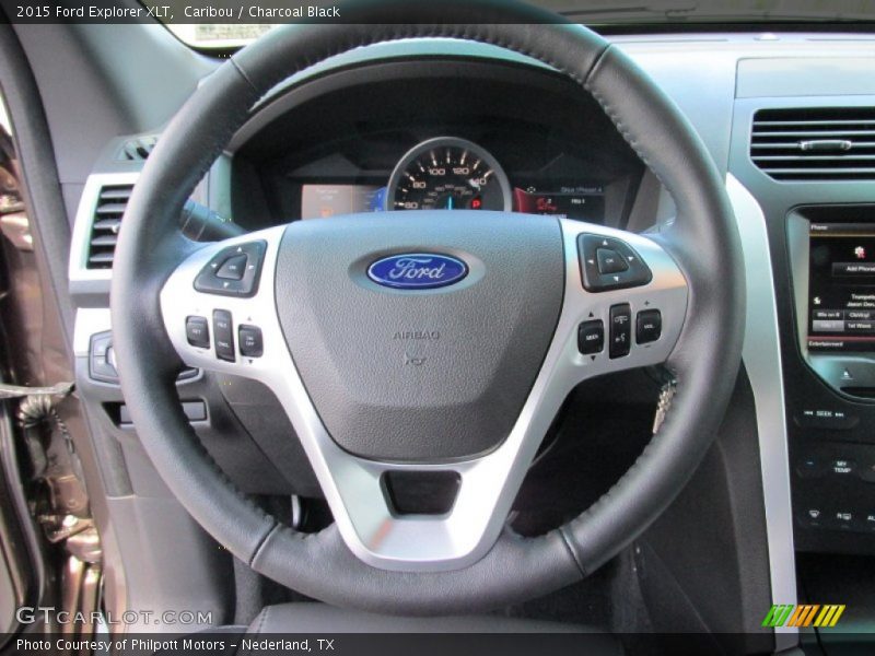 Caribou / Charcoal Black 2015 Ford Explorer XLT
