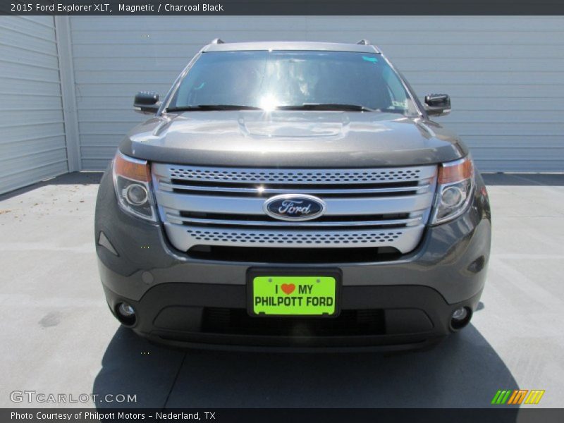 Magnetic / Charcoal Black 2015 Ford Explorer XLT