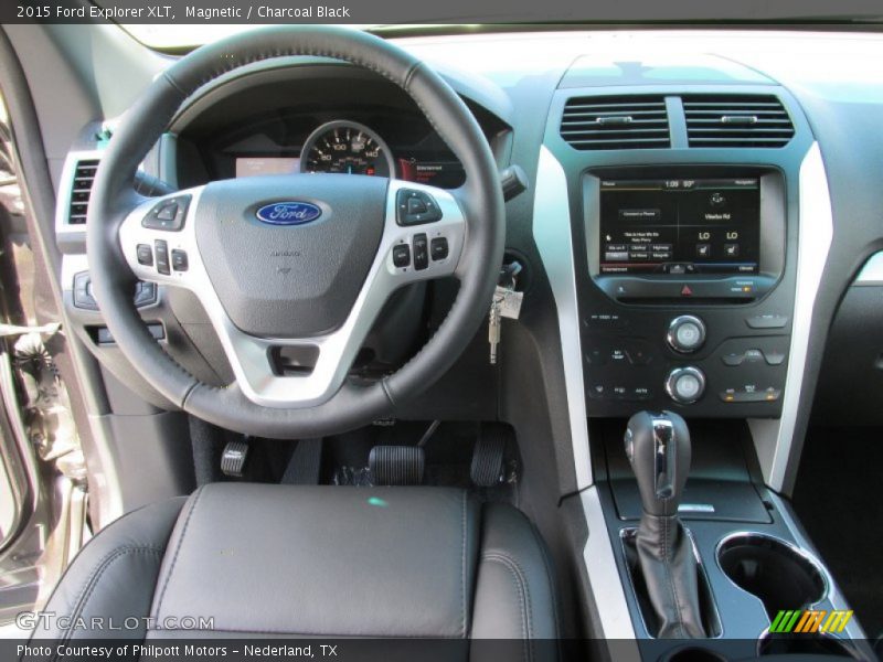 Magnetic / Charcoal Black 2015 Ford Explorer XLT