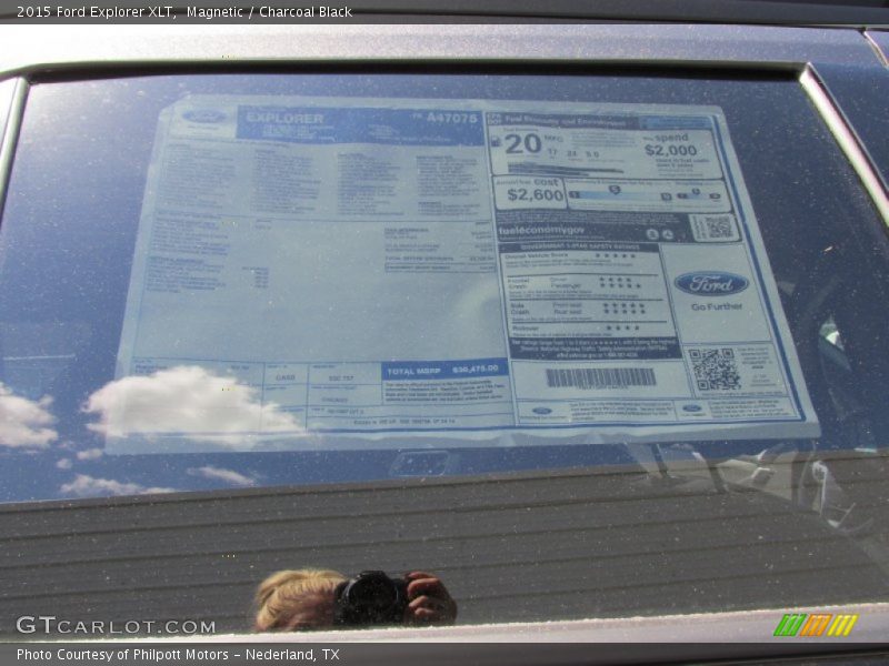 Magnetic / Charcoal Black 2015 Ford Explorer XLT