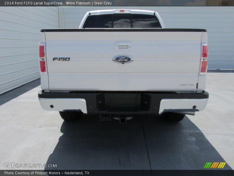 White Platinum / Steel Grey 2014 Ford F150 Lariat SuperCrew