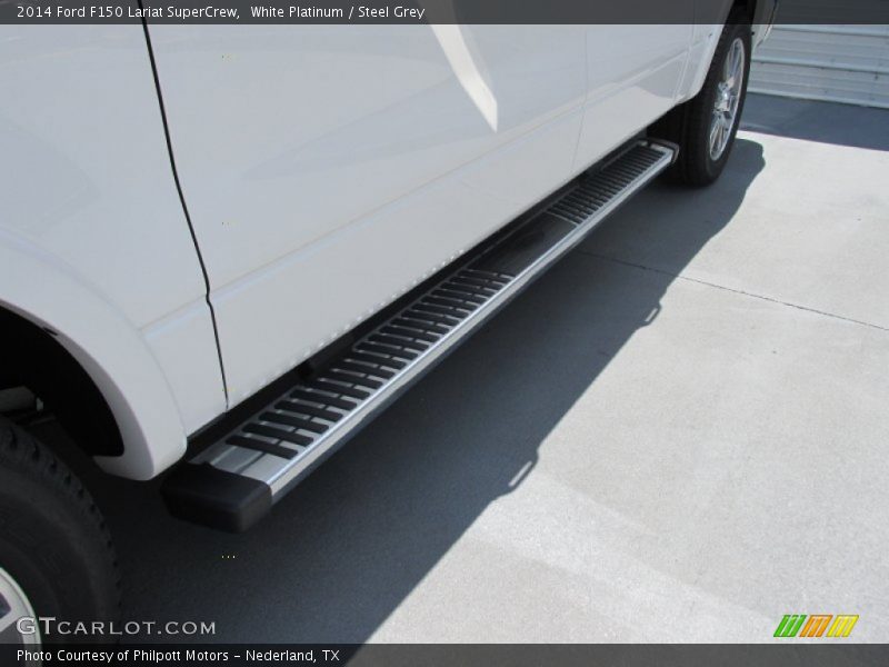 White Platinum / Steel Grey 2014 Ford F150 Lariat SuperCrew