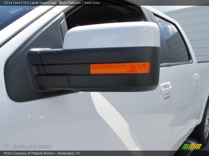 White Platinum / Steel Grey 2014 Ford F150 Lariat SuperCrew