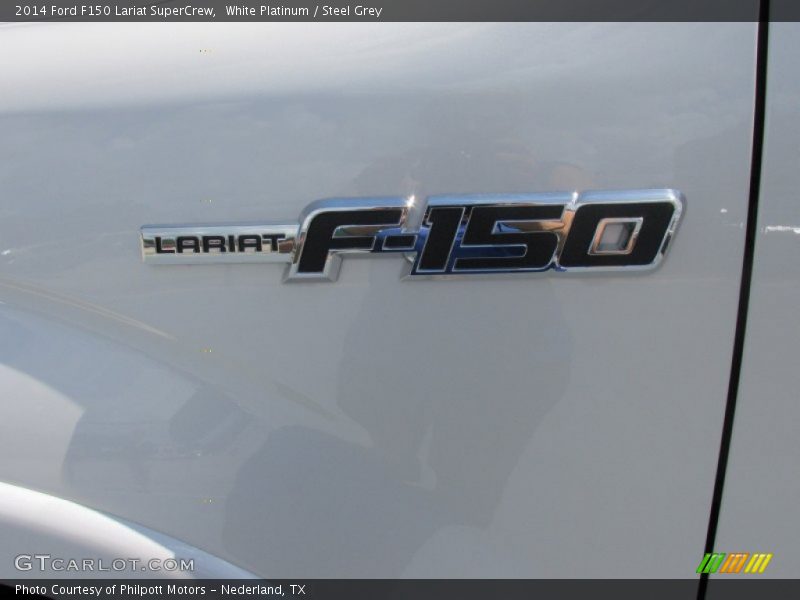 White Platinum / Steel Grey 2014 Ford F150 Lariat SuperCrew