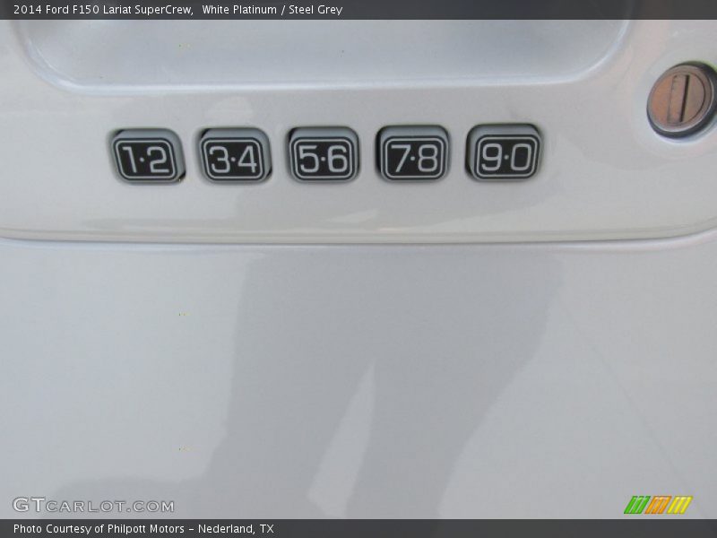 White Platinum / Steel Grey 2014 Ford F150 Lariat SuperCrew