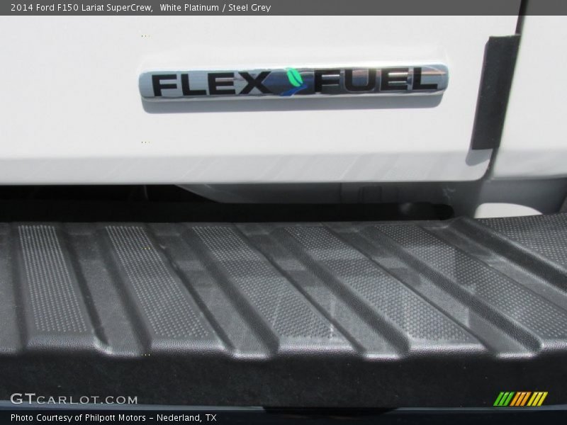White Platinum / Steel Grey 2014 Ford F150 Lariat SuperCrew