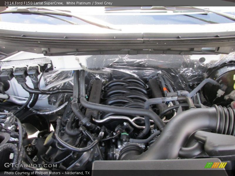 White Platinum / Steel Grey 2014 Ford F150 Lariat SuperCrew