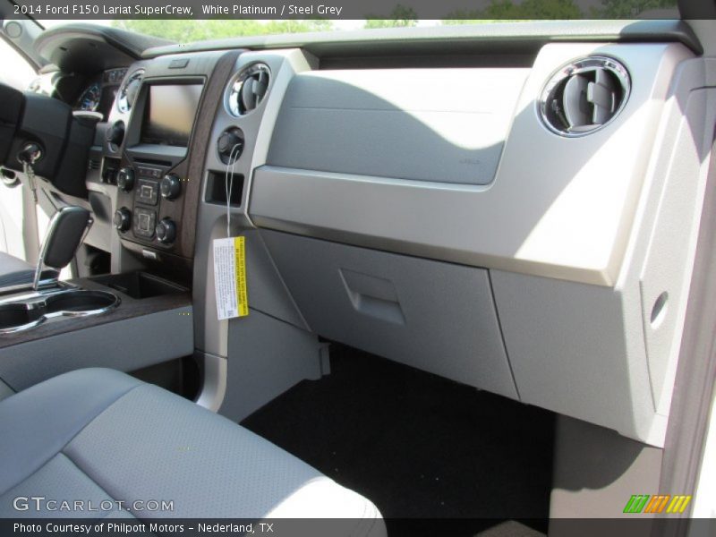 White Platinum / Steel Grey 2014 Ford F150 Lariat SuperCrew