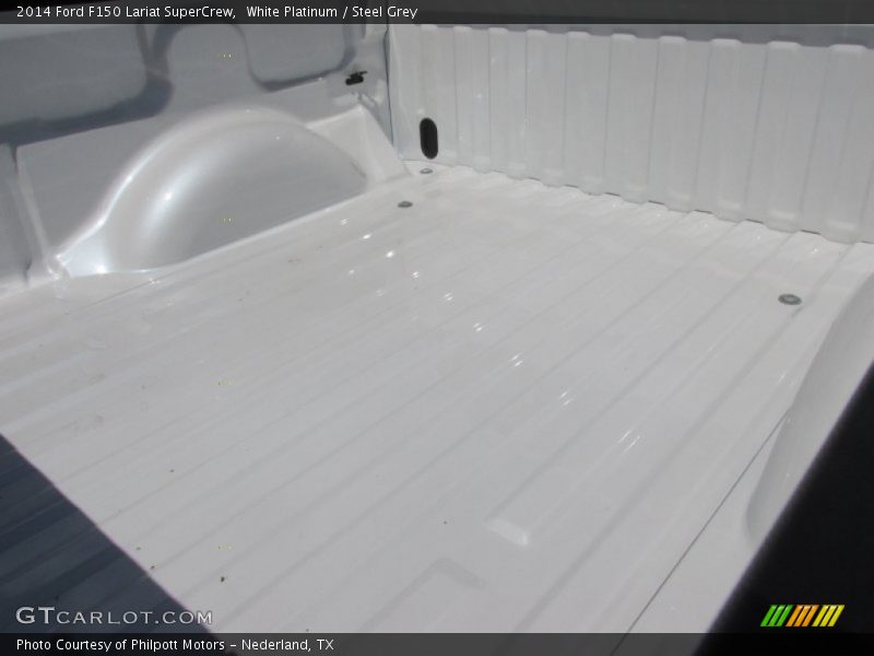 White Platinum / Steel Grey 2014 Ford F150 Lariat SuperCrew