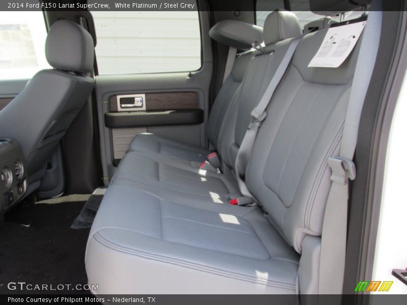 White Platinum / Steel Grey 2014 Ford F150 Lariat SuperCrew