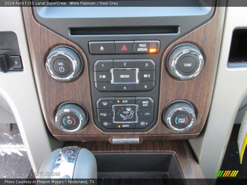 White Platinum / Steel Grey 2014 Ford F150 Lariat SuperCrew