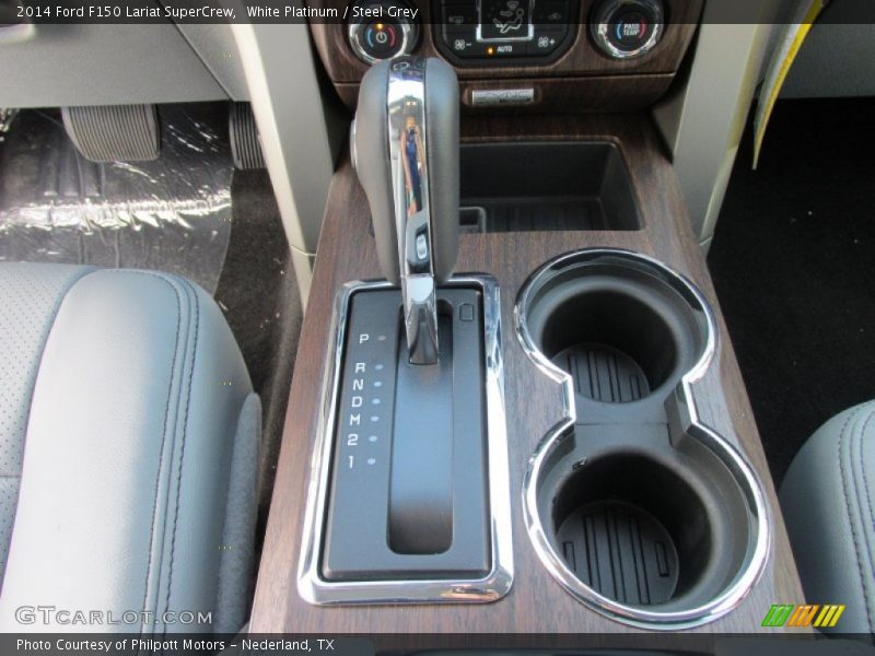 White Platinum / Steel Grey 2014 Ford F150 Lariat SuperCrew