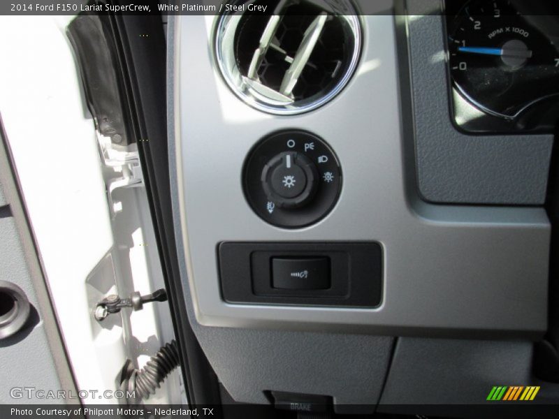 White Platinum / Steel Grey 2014 Ford F150 Lariat SuperCrew