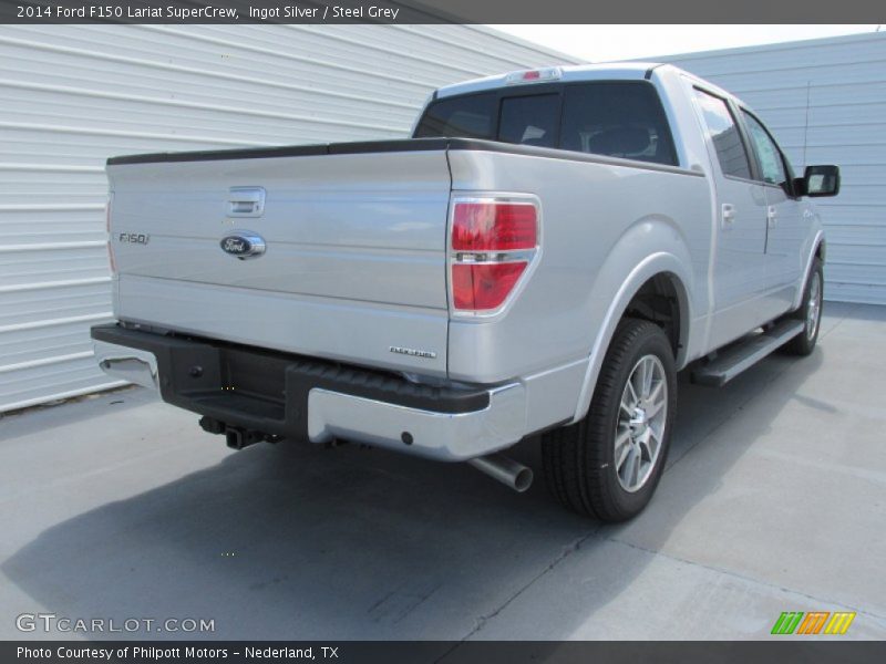 Ingot Silver / Steel Grey 2014 Ford F150 Lariat SuperCrew