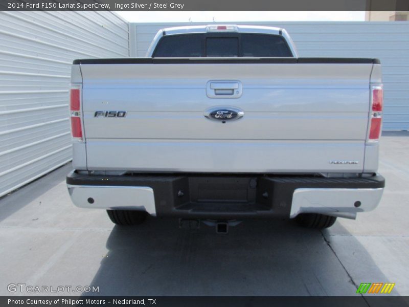Ingot Silver / Steel Grey 2014 Ford F150 Lariat SuperCrew