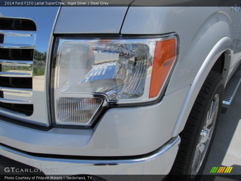 Ingot Silver / Steel Grey 2014 Ford F150 Lariat SuperCrew