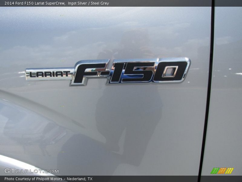 Ingot Silver / Steel Grey 2014 Ford F150 Lariat SuperCrew