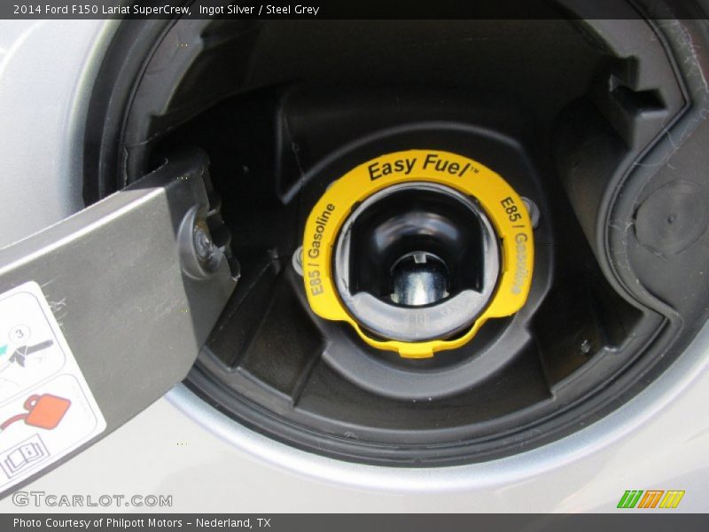 Ingot Silver / Steel Grey 2014 Ford F150 Lariat SuperCrew