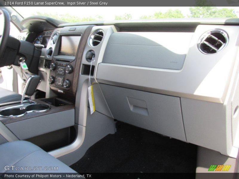 Ingot Silver / Steel Grey 2014 Ford F150 Lariat SuperCrew