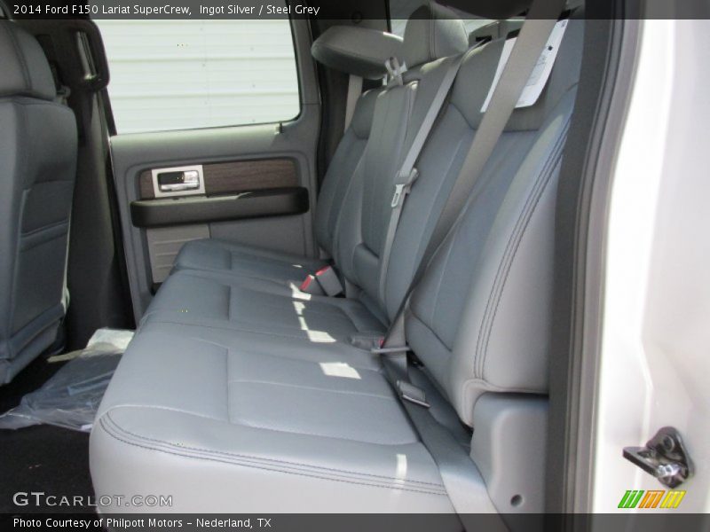 Ingot Silver / Steel Grey 2014 Ford F150 Lariat SuperCrew