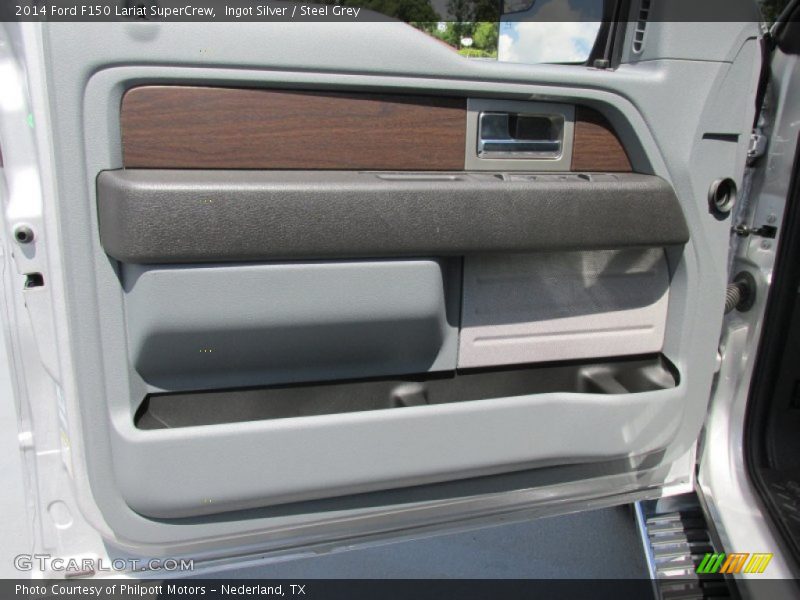 Ingot Silver / Steel Grey 2014 Ford F150 Lariat SuperCrew