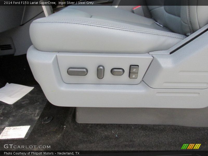 Ingot Silver / Steel Grey 2014 Ford F150 Lariat SuperCrew