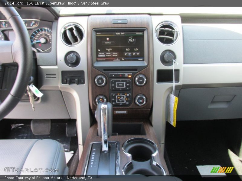 Ingot Silver / Steel Grey 2014 Ford F150 Lariat SuperCrew