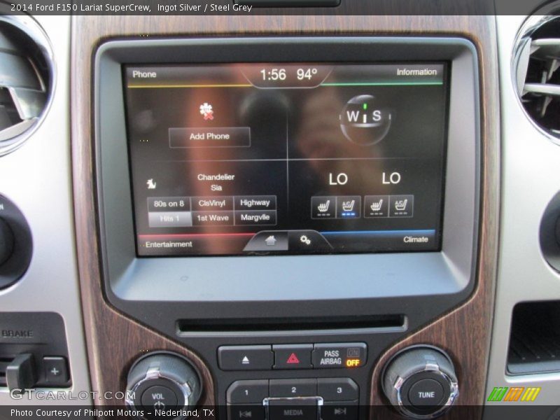 Ingot Silver / Steel Grey 2014 Ford F150 Lariat SuperCrew