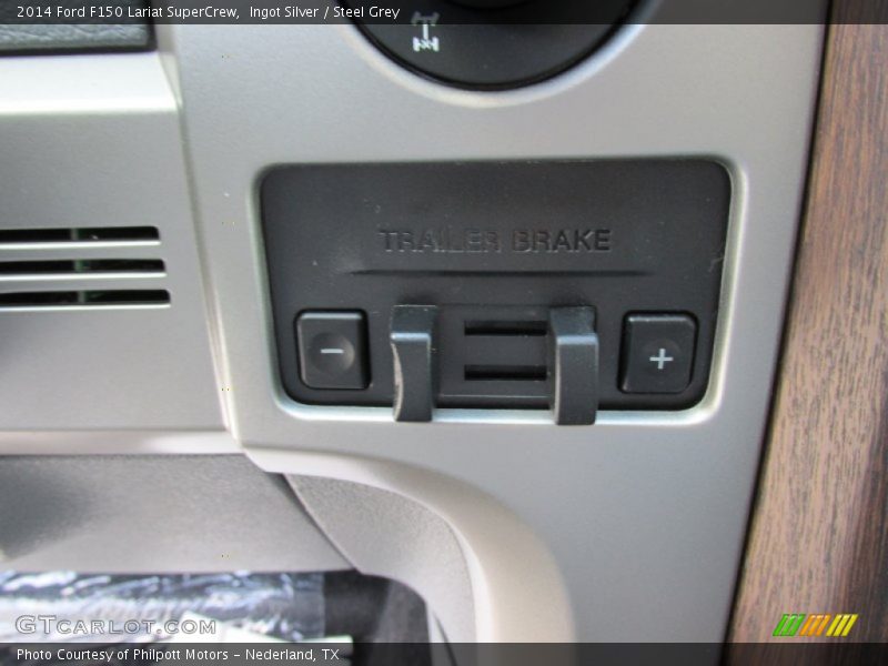 Ingot Silver / Steel Grey 2014 Ford F150 Lariat SuperCrew