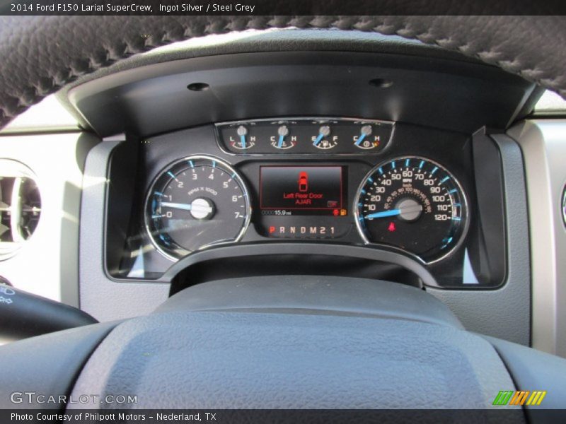 Ingot Silver / Steel Grey 2014 Ford F150 Lariat SuperCrew