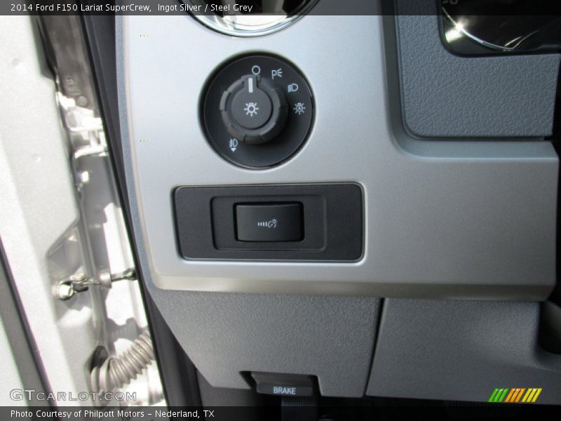 Ingot Silver / Steel Grey 2014 Ford F150 Lariat SuperCrew