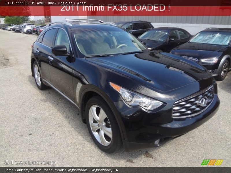 Black Obsidian / Wheat 2011 Infiniti FX 35 AWD