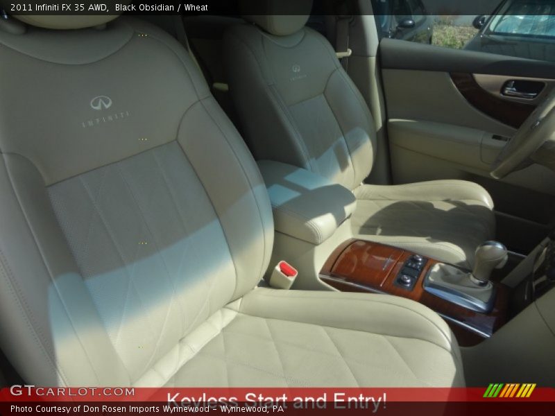 Black Obsidian / Wheat 2011 Infiniti FX 35 AWD