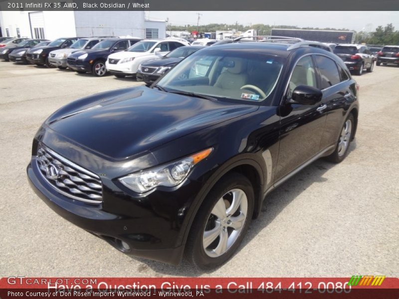 Black Obsidian / Wheat 2011 Infiniti FX 35 AWD