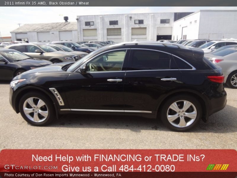 Black Obsidian / Wheat 2011 Infiniti FX 35 AWD
