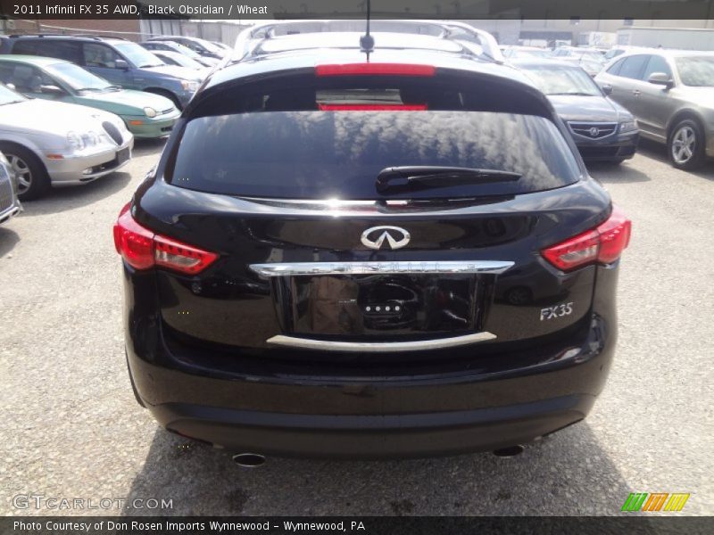 Black Obsidian / Wheat 2011 Infiniti FX 35 AWD