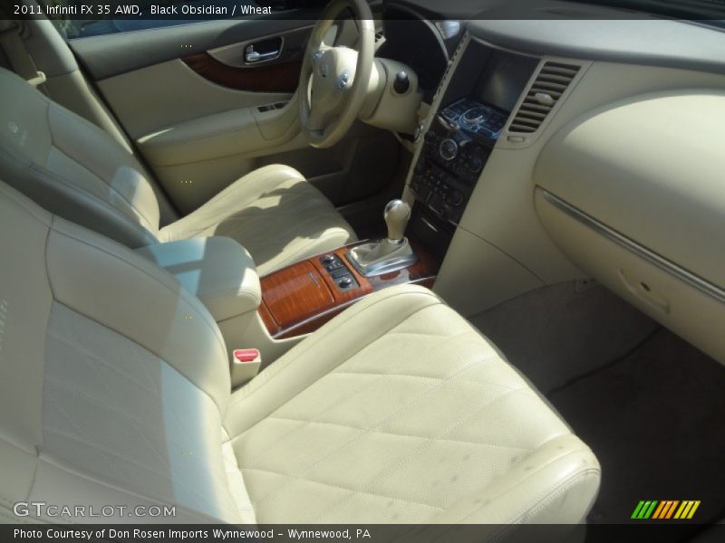 Black Obsidian / Wheat 2011 Infiniti FX 35 AWD
