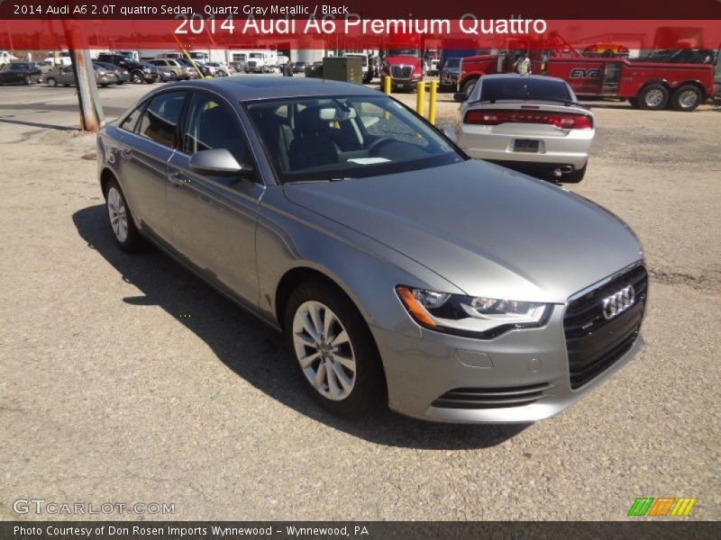 Quartz Gray Metallic / Black 2014 Audi A6 2.0T quattro Sedan