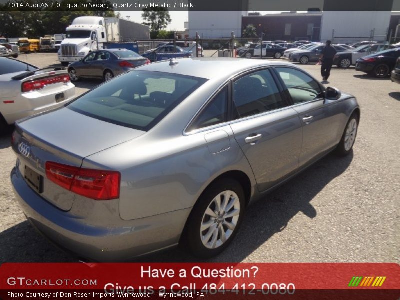 Quartz Gray Metallic / Black 2014 Audi A6 2.0T quattro Sedan