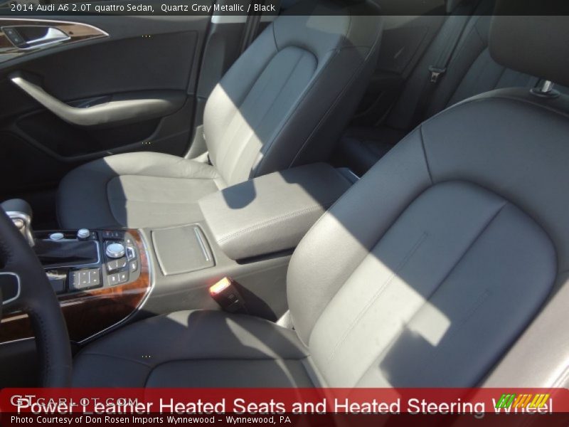 Quartz Gray Metallic / Black 2014 Audi A6 2.0T quattro Sedan