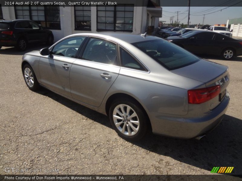 Quartz Gray Metallic / Black 2014 Audi A6 2.0T quattro Sedan