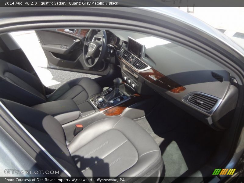 Quartz Gray Metallic / Black 2014 Audi A6 2.0T quattro Sedan
