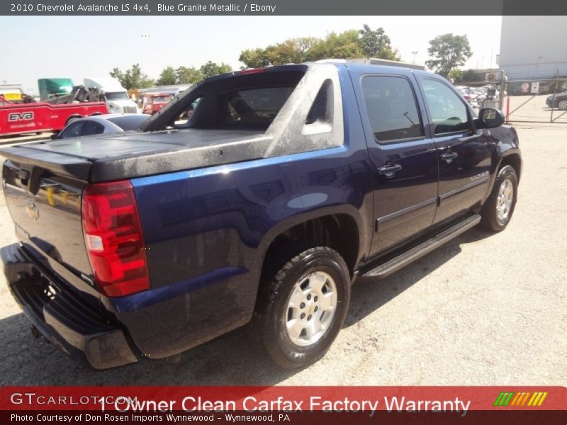 Blue Granite Metallic / Ebony 2010 Chevrolet Avalanche LS 4x4