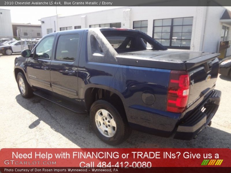 Blue Granite Metallic / Ebony 2010 Chevrolet Avalanche LS 4x4