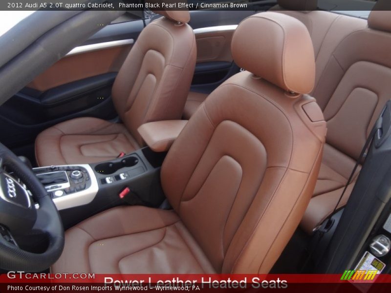 Phantom Black Pearl Effect / Cinnamon Brown 2012 Audi A5 2.0T quattro Cabriolet