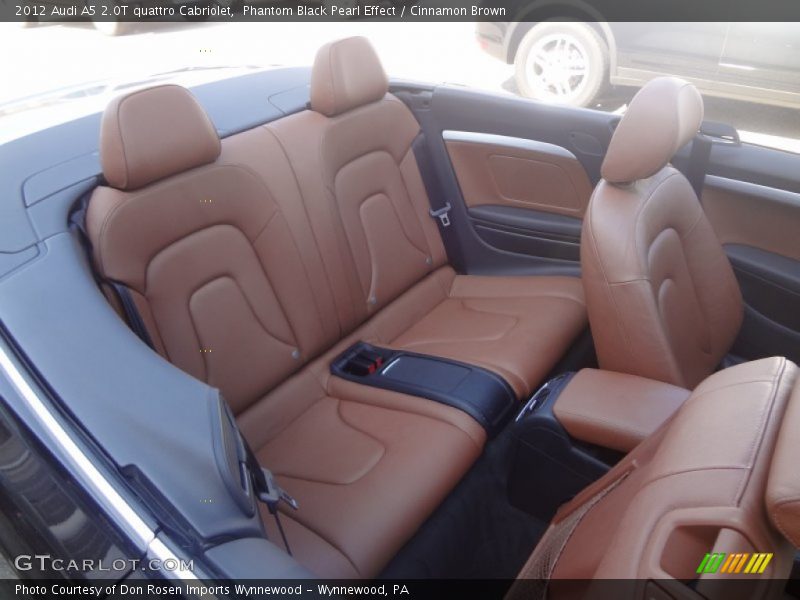 Phantom Black Pearl Effect / Cinnamon Brown 2012 Audi A5 2.0T quattro Cabriolet