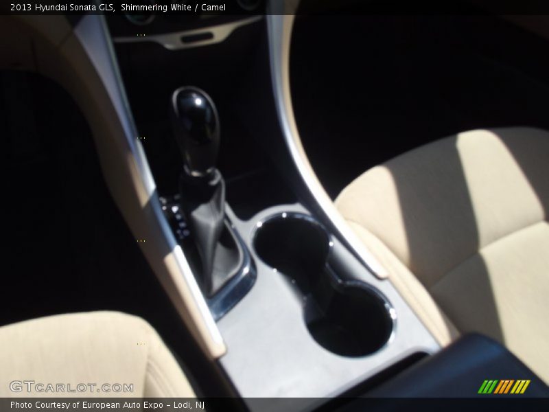 Shimmering White / Camel 2013 Hyundai Sonata GLS